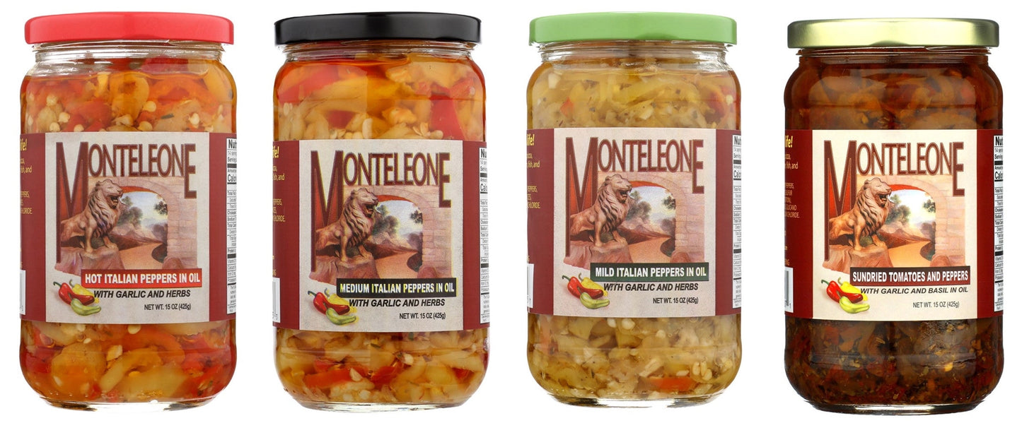 Monteleone Italian Peppers in Oil