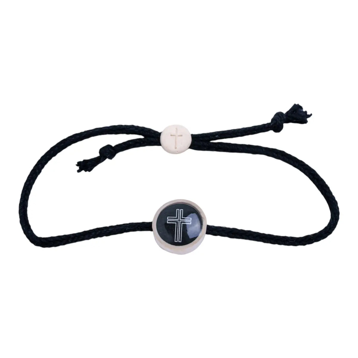 Tap To Pray® Survivor Series Braided Bracelet Onyx