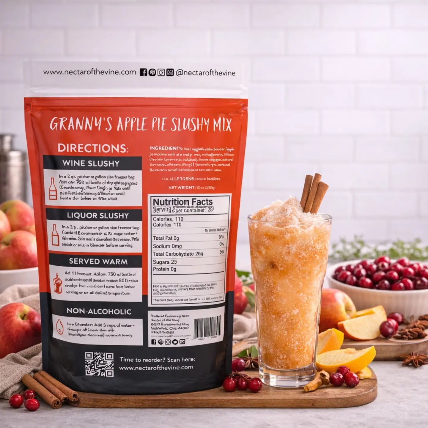 Granny's Apple Pie Wine Slushy Mix