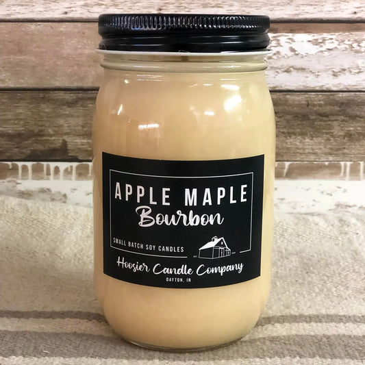 16oz Soy Candle Apple Maple Bourbon