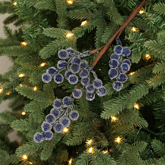 15in Pick-Blue Sugar Berry-