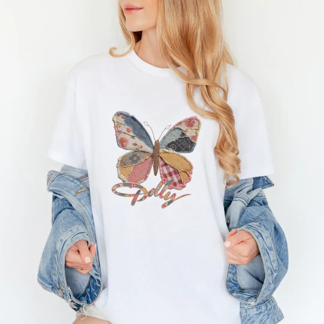 Country Icon/Quilted Butterfly Graphic Tee