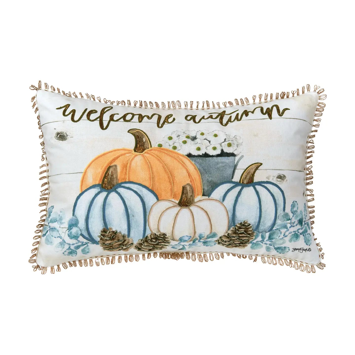 Fall/Harvest Welcome Autumn Throw Pillow