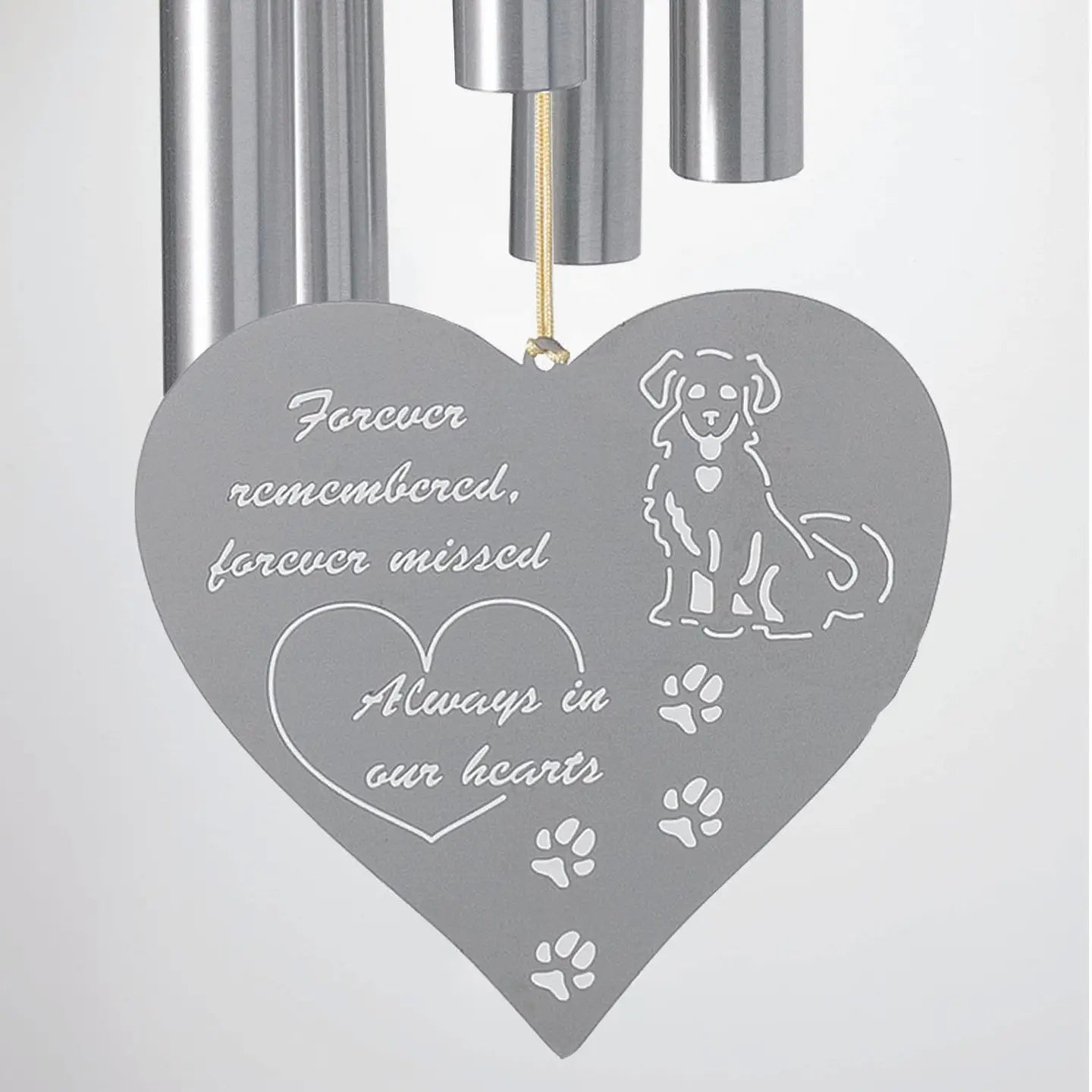 Chimes of Remembrance™ - Forever Heart, Dog