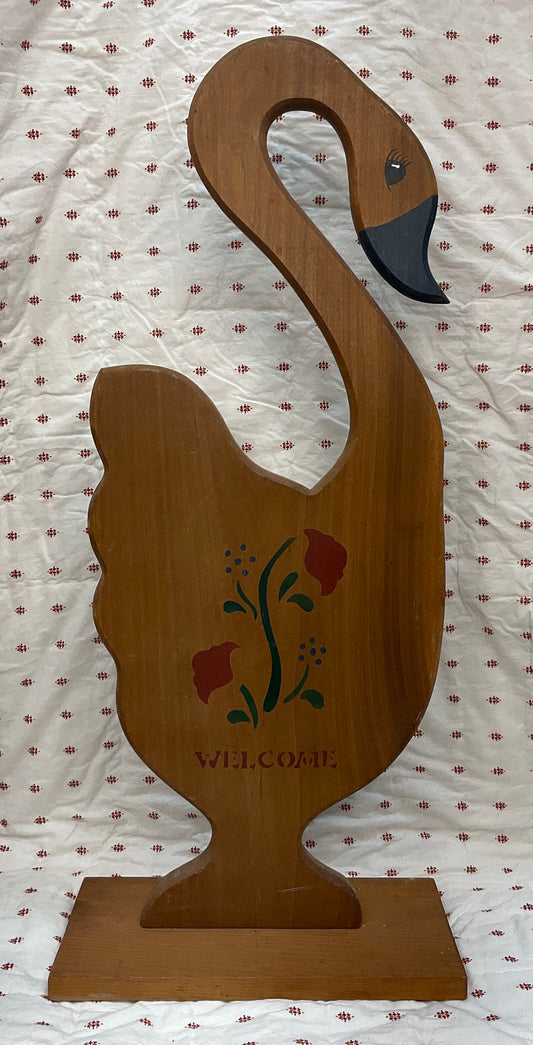 Vintage Wood Goose