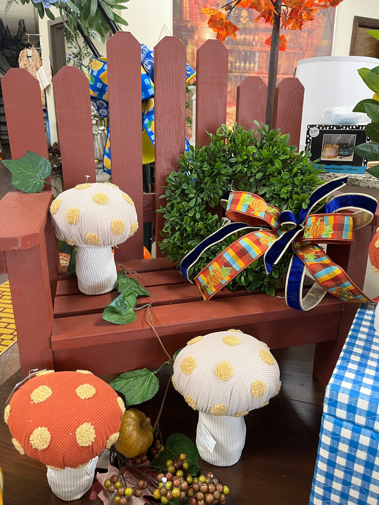 Wood flower pot bench -pickup only