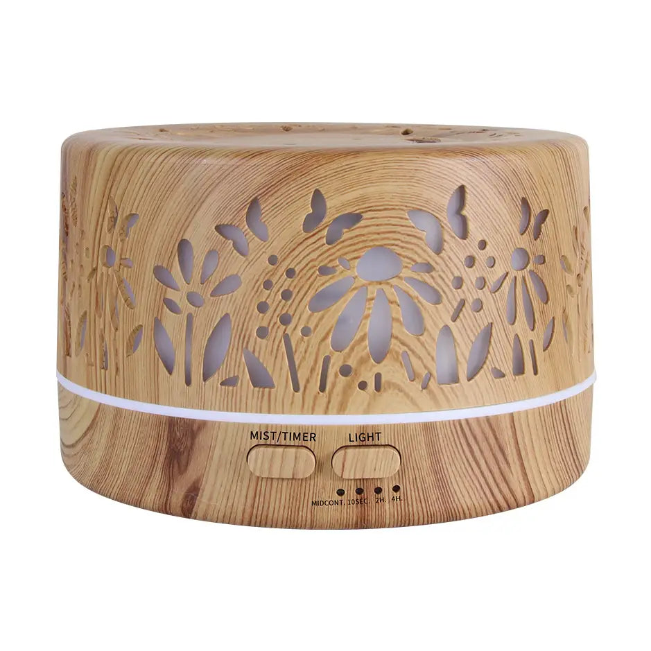 Designer 700ml Ultrasonic 5 in1 Home Diffuser, Light Flowers