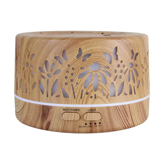 Designer 700ml Ultrasonic 5 in1 Home Diffuser, Light Flowers