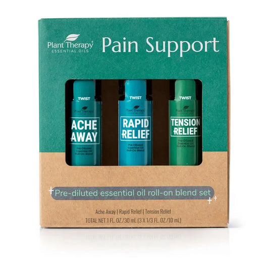 Pain Support Essential Oil Blend Roll-On Set
