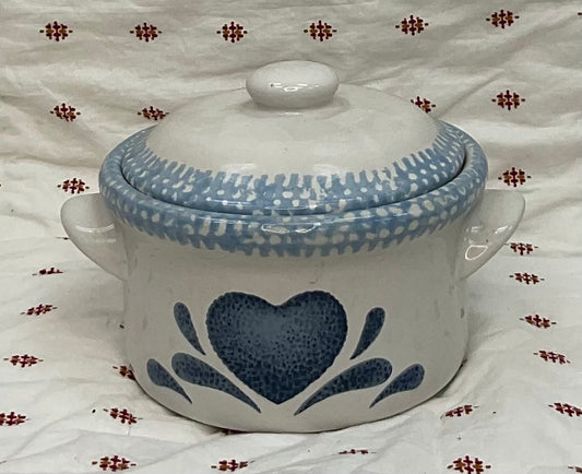 Vintage Corelle Blue Hearts bowl
