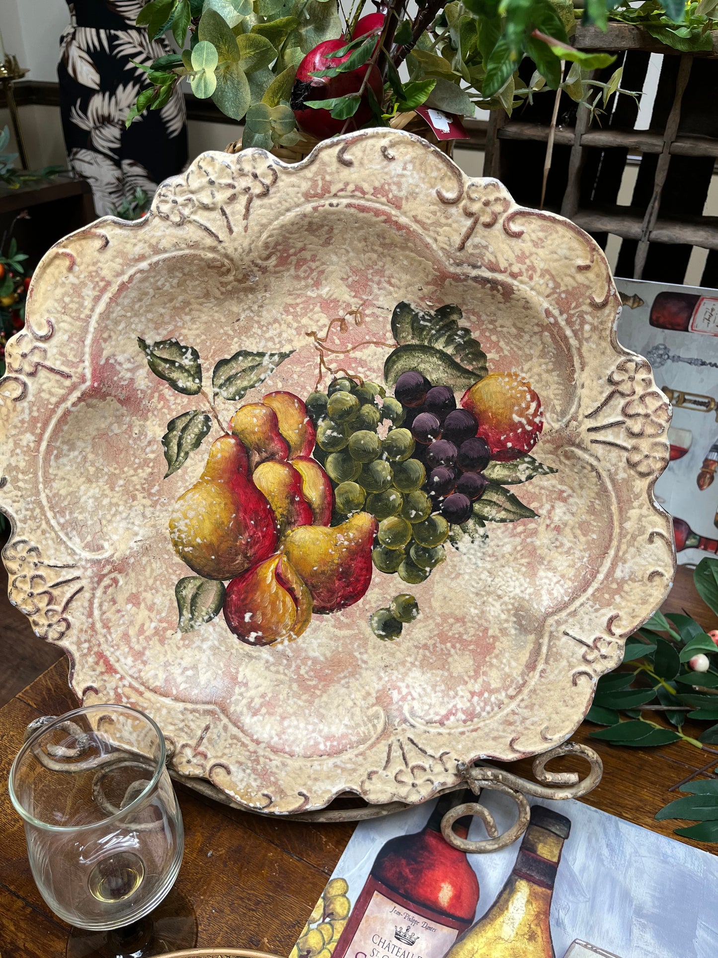 Vintage Cottage fruit platter