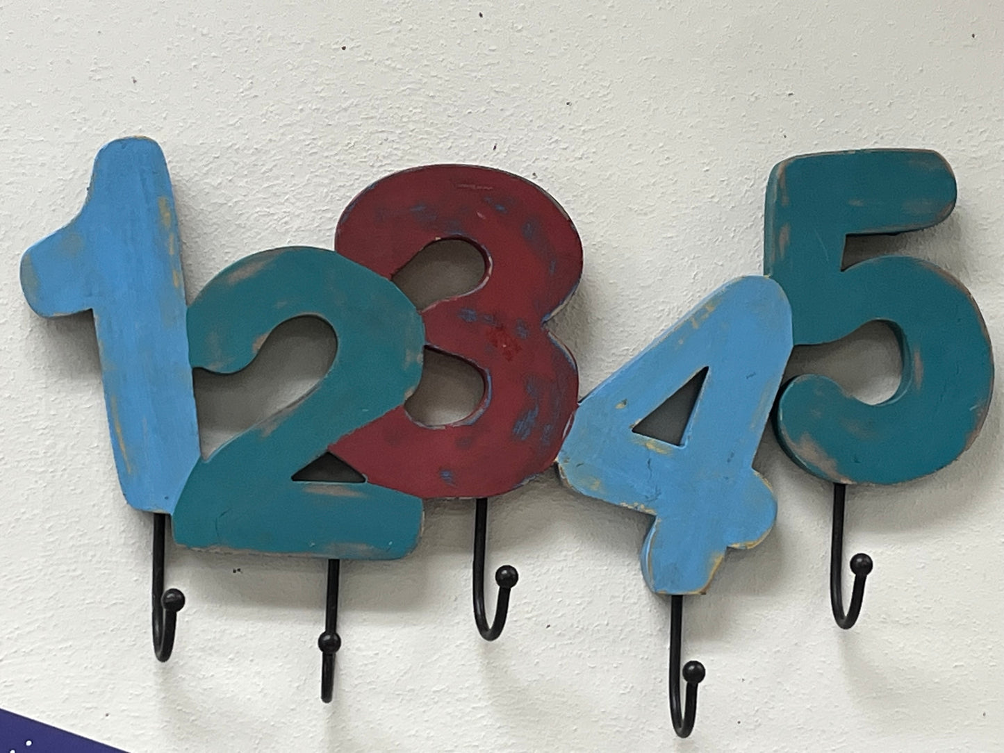 Vintage Wood wall hanger 123