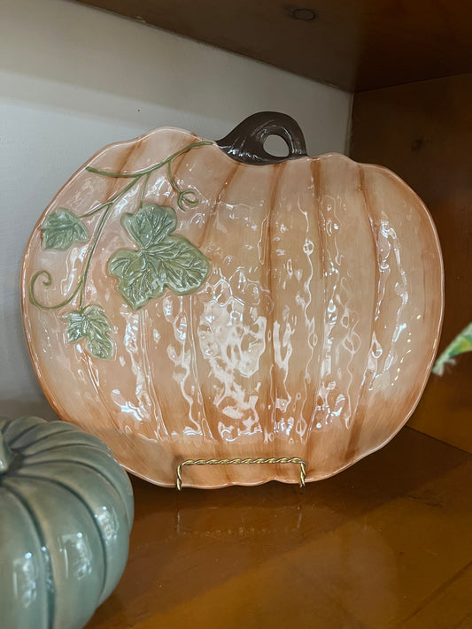 Pumpkin serving platter