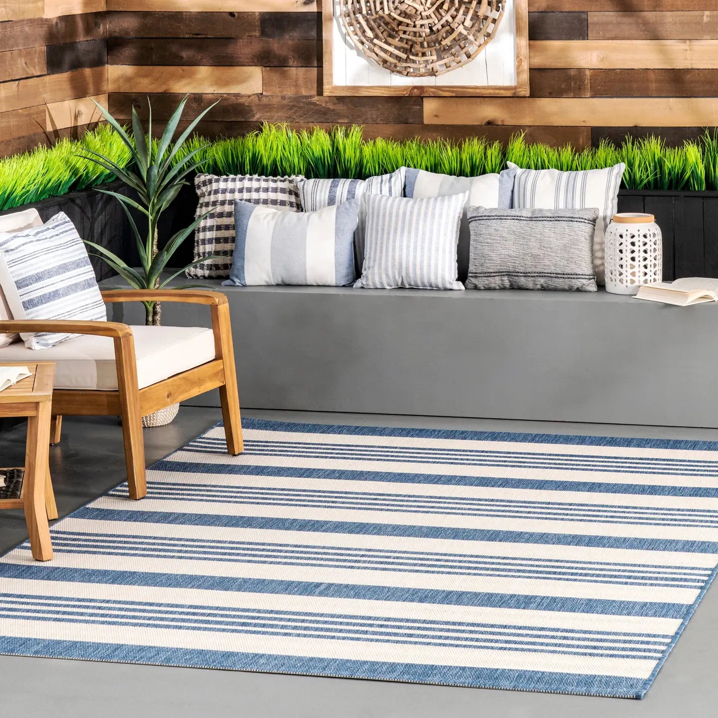 Robin Multi Stripe Indoor/Outdoor Area Rug