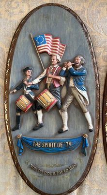 Vintage Wall Plaque Spirit 76