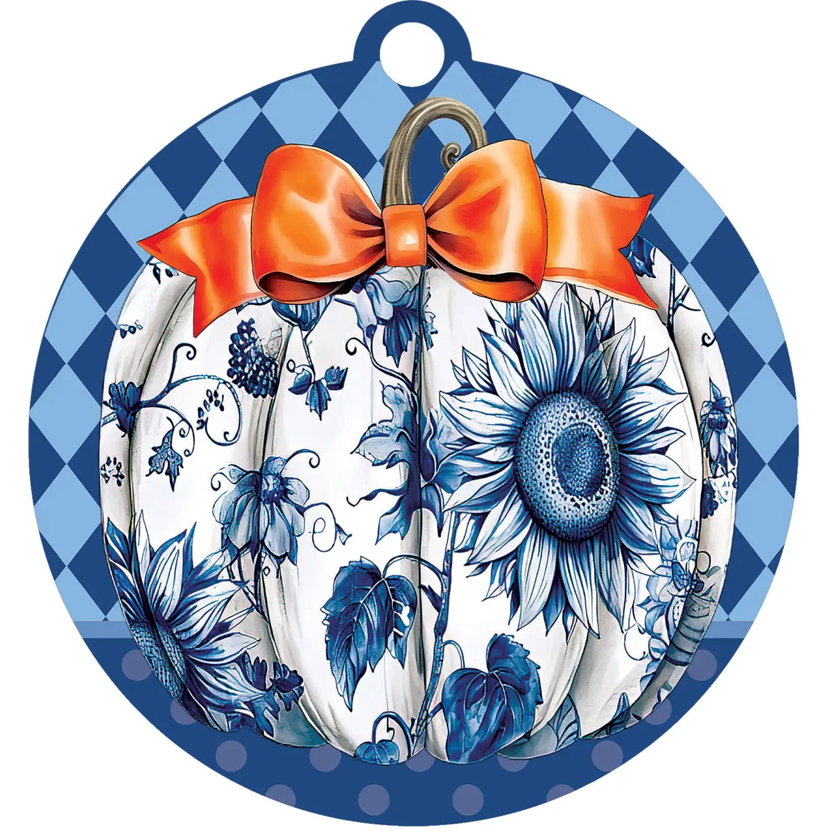 Lg Ha-Chinoiserie Pumpkin