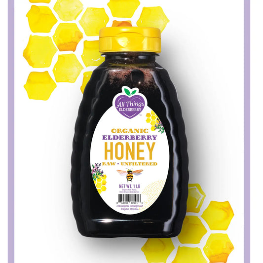 Elderhoney - Organic Elderberry Honey
