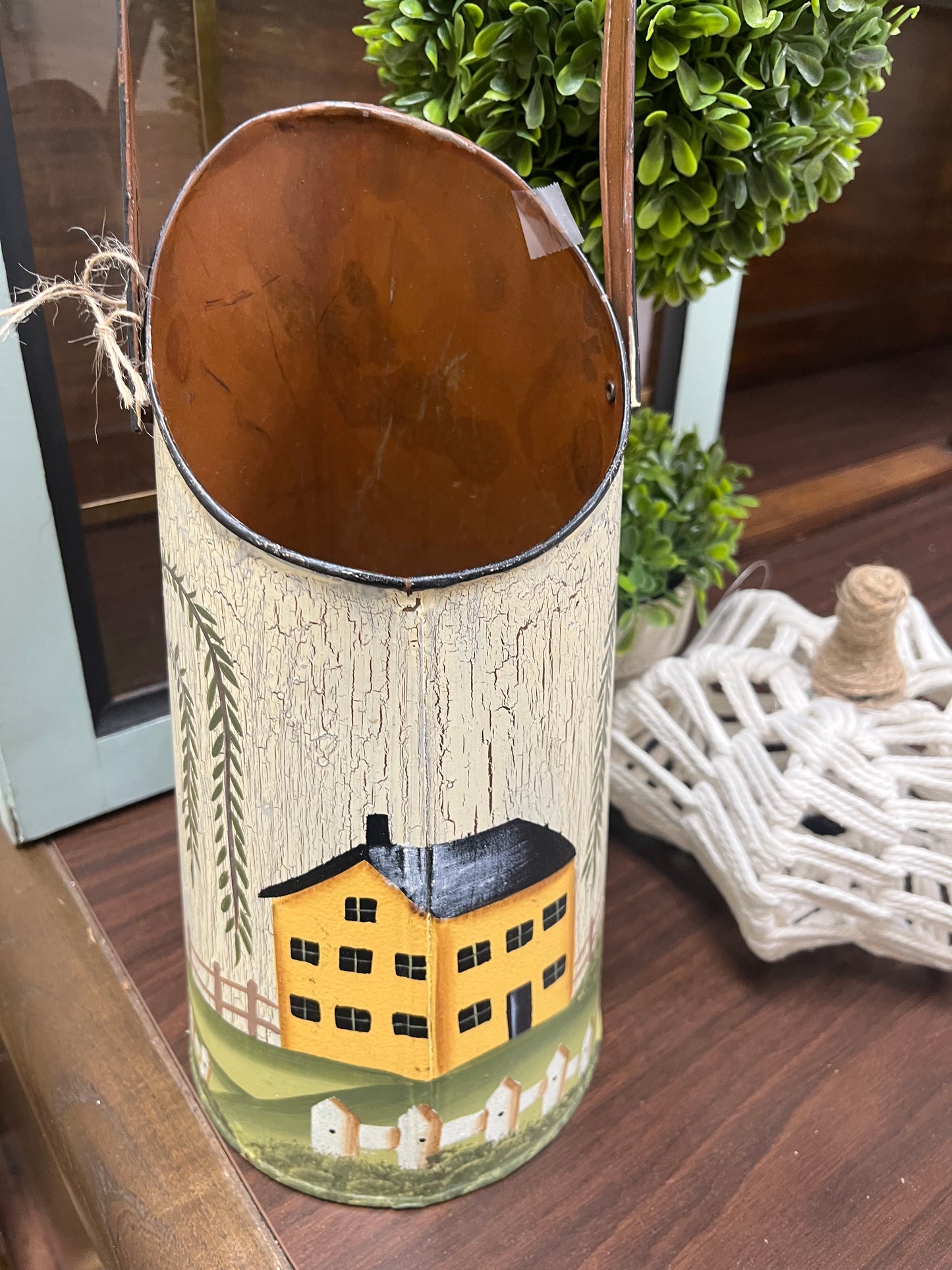 Vintage Primitive Pail