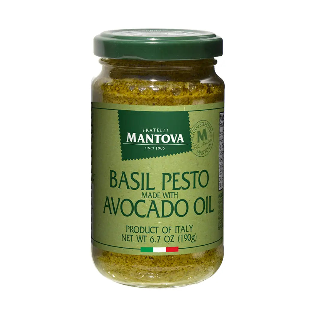 Mantova Basil Pesto with Avocado Oil