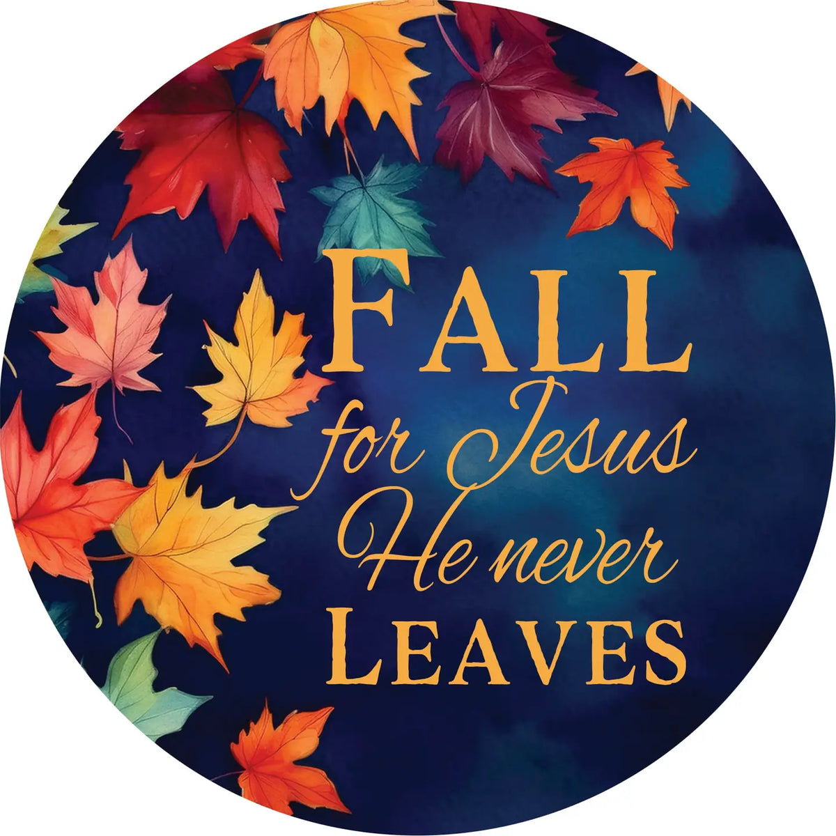 Accent Magnet-Jesus Never Leaves